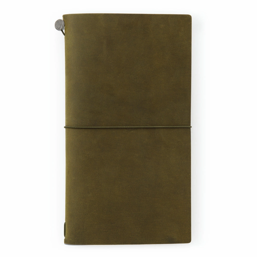 Traveler'S Notebook Starter Kit- Regular Size- Olive latest