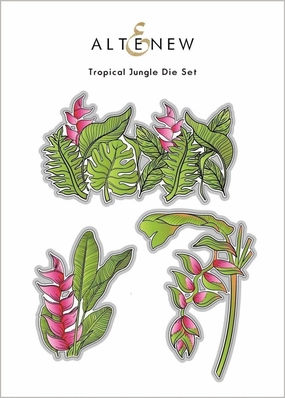 Tropical Jungle Die Set quickdry sealed