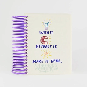 Wish It, Attract It, Make It Real Little Journal Notebook sturdy