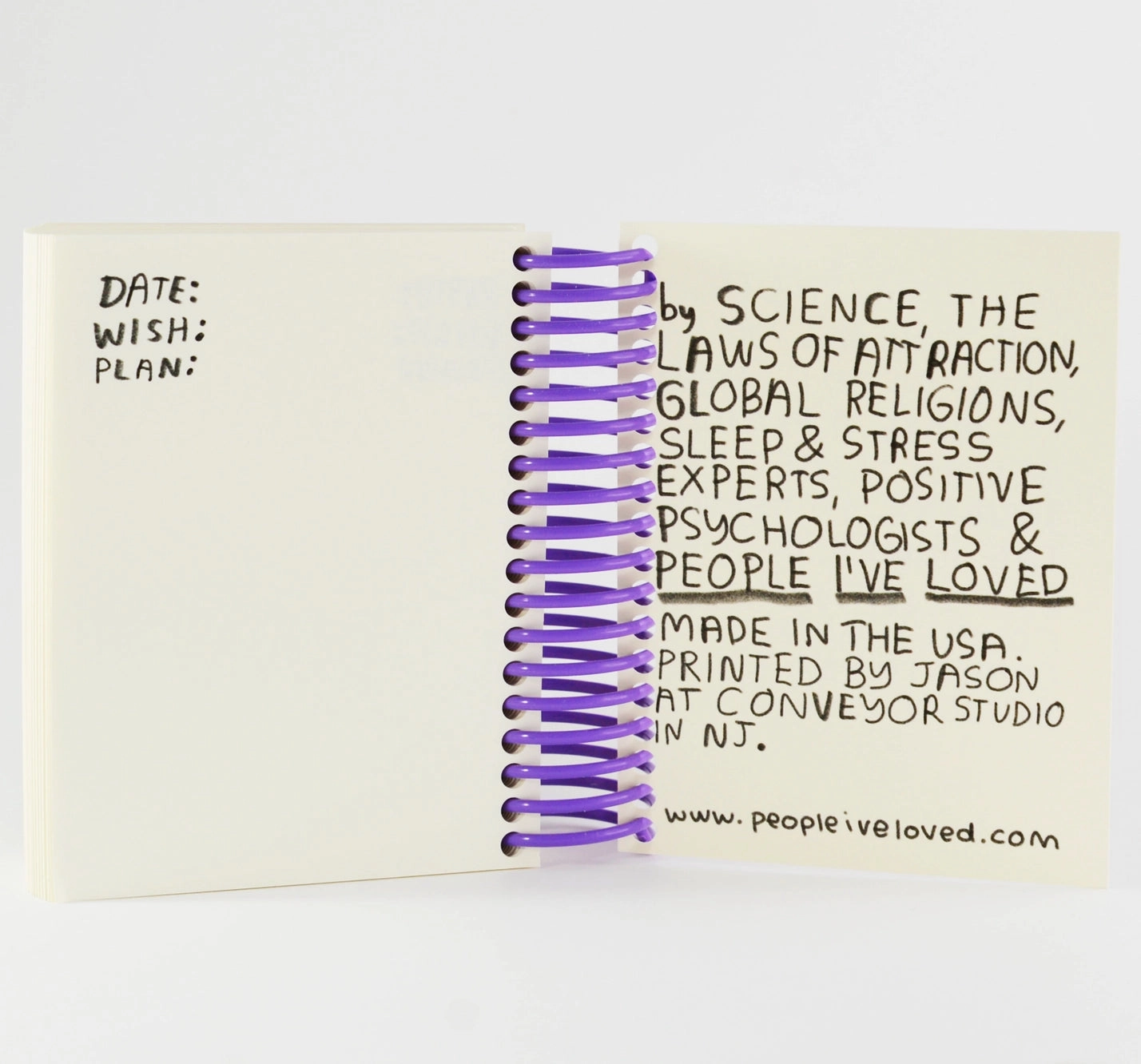 Wish It, Attract It, Make It Real Little Journal Notebook manual essential