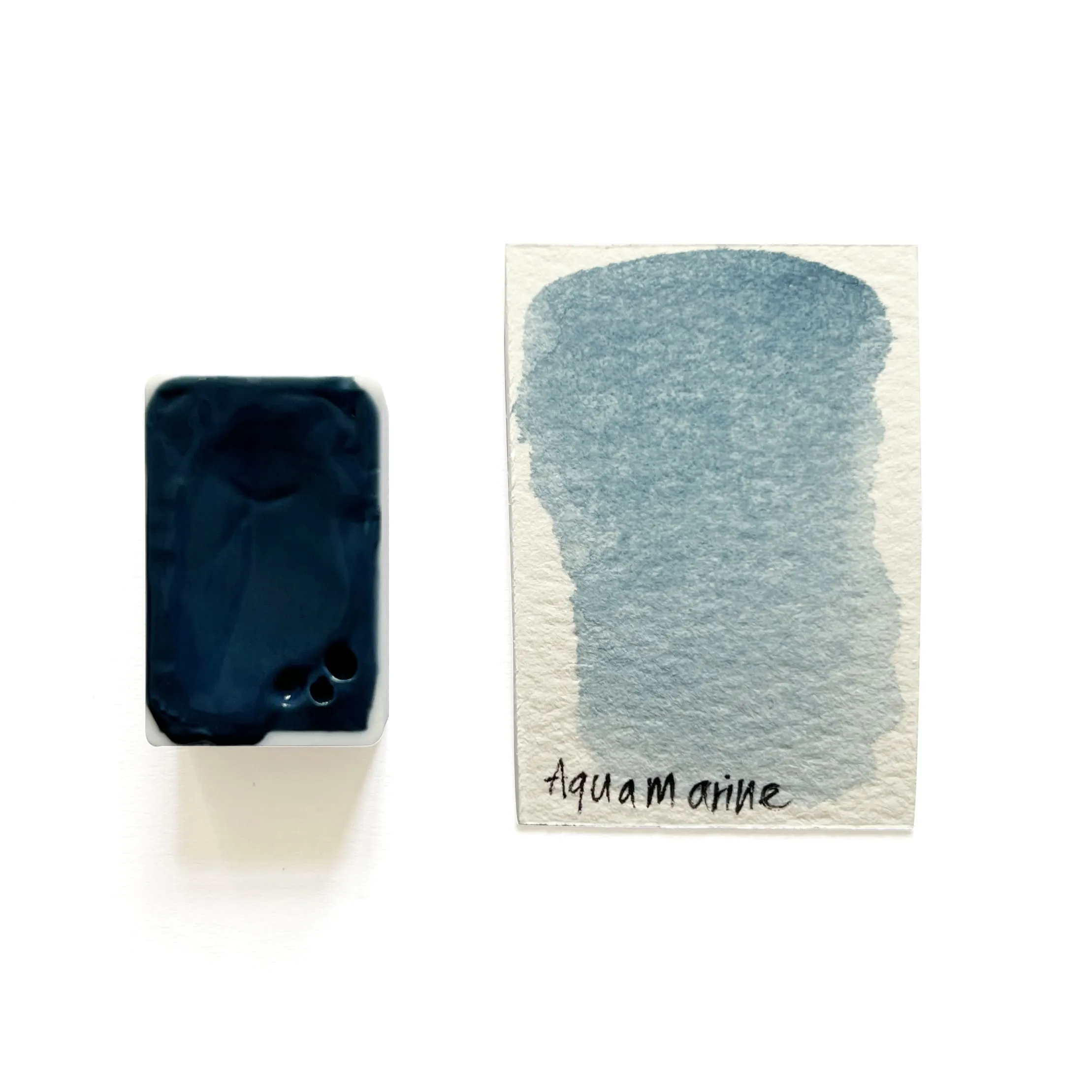 handy Aquamarine (Mineral) - Artist Grade Handmade Honey Based Watercolor Paint Full Pan 3.2Ml