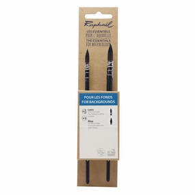 plastic 2-Pack Essential Watercolour Brush Set - Mop