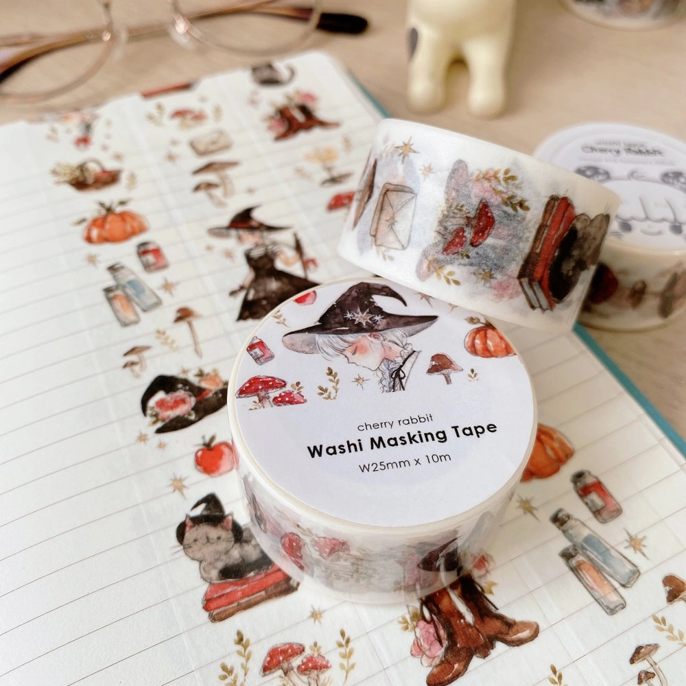 portable Autumn'S Witch Washi Tape