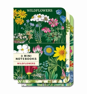 Cavallini & Co. Wildflowers Mini Notebook Set neutral