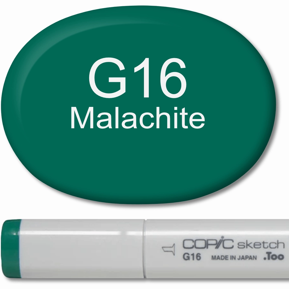 sealed retro Copic Sketch Marker - G16 Malachite