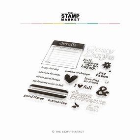 Cozy Day Memories Stamp wide eco