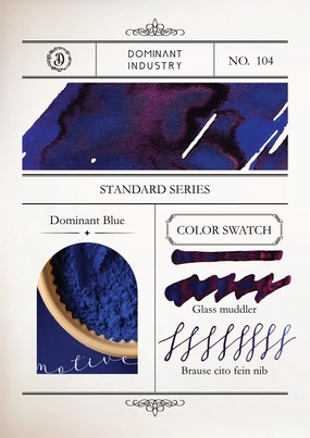 Dominant Industry Standard Ink 25Ml - Dominant Blue resilient classic