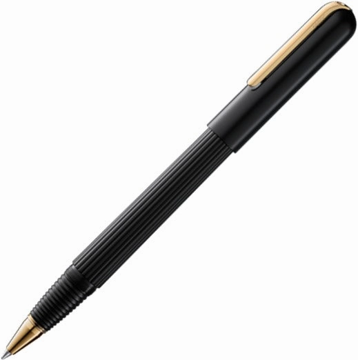 short Lamy Imporium Black/Gold Rollerball Pen