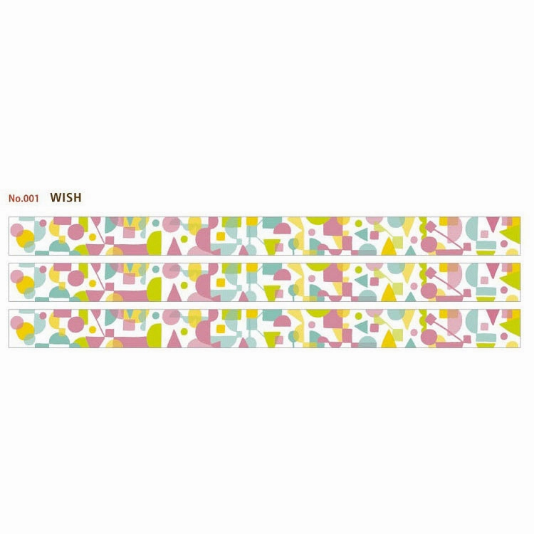 classic Material Michemon Wish Round Top Masking Tape