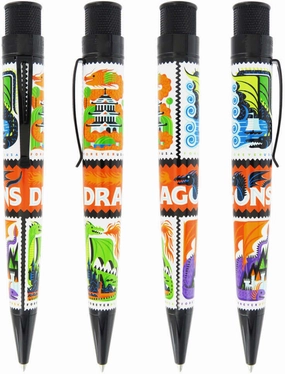 bold antislip Retro 1951 Tornado U.S. Postal Service Dragons Big Shot Rollerball Pen