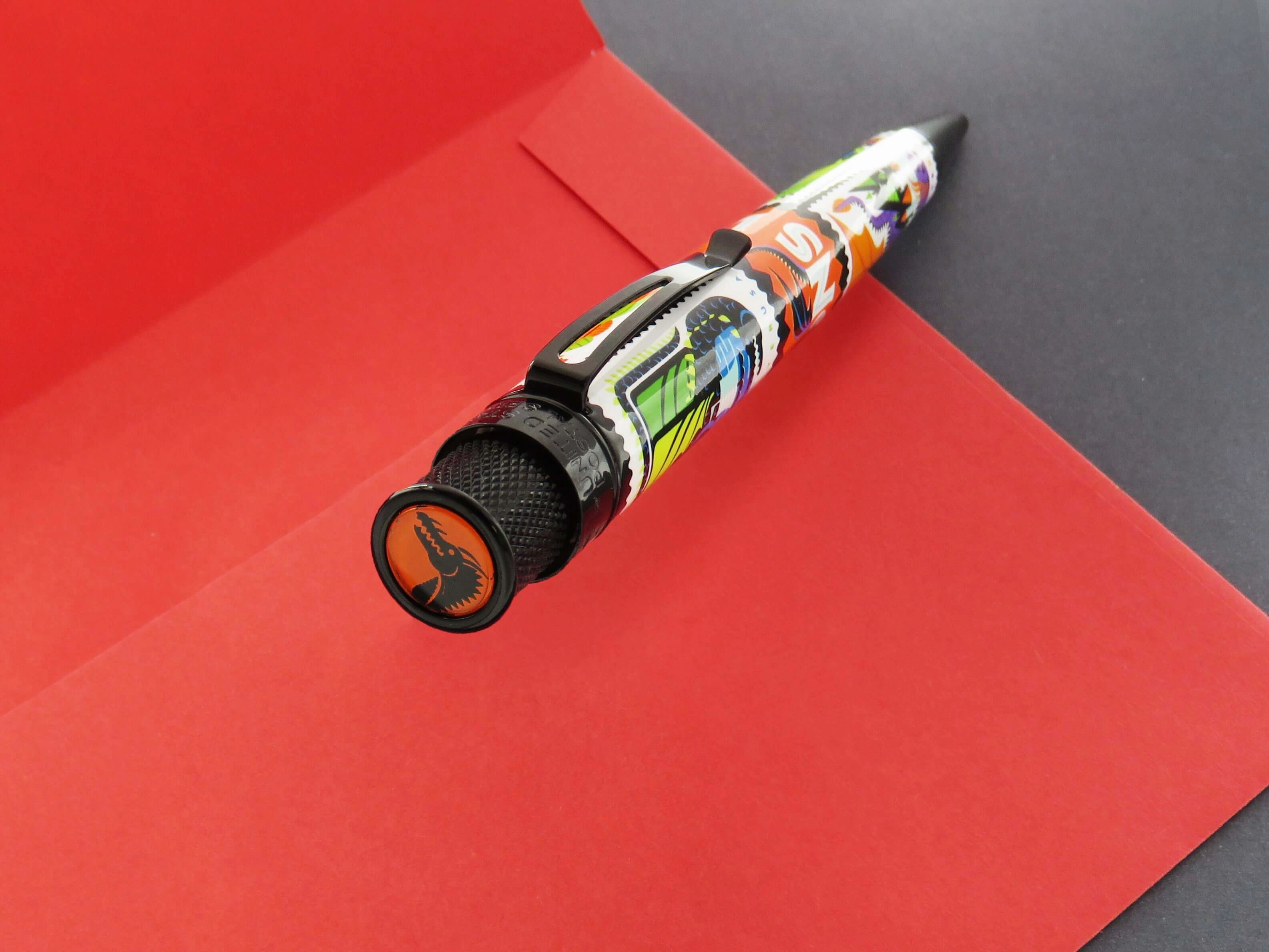 vintage Retro 1951 Tornado U.S. Postal Service Dragons Big Shot Rollerball Pen