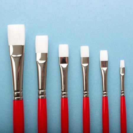 narrow shockproof University Bright Saqure Synthetic Brush