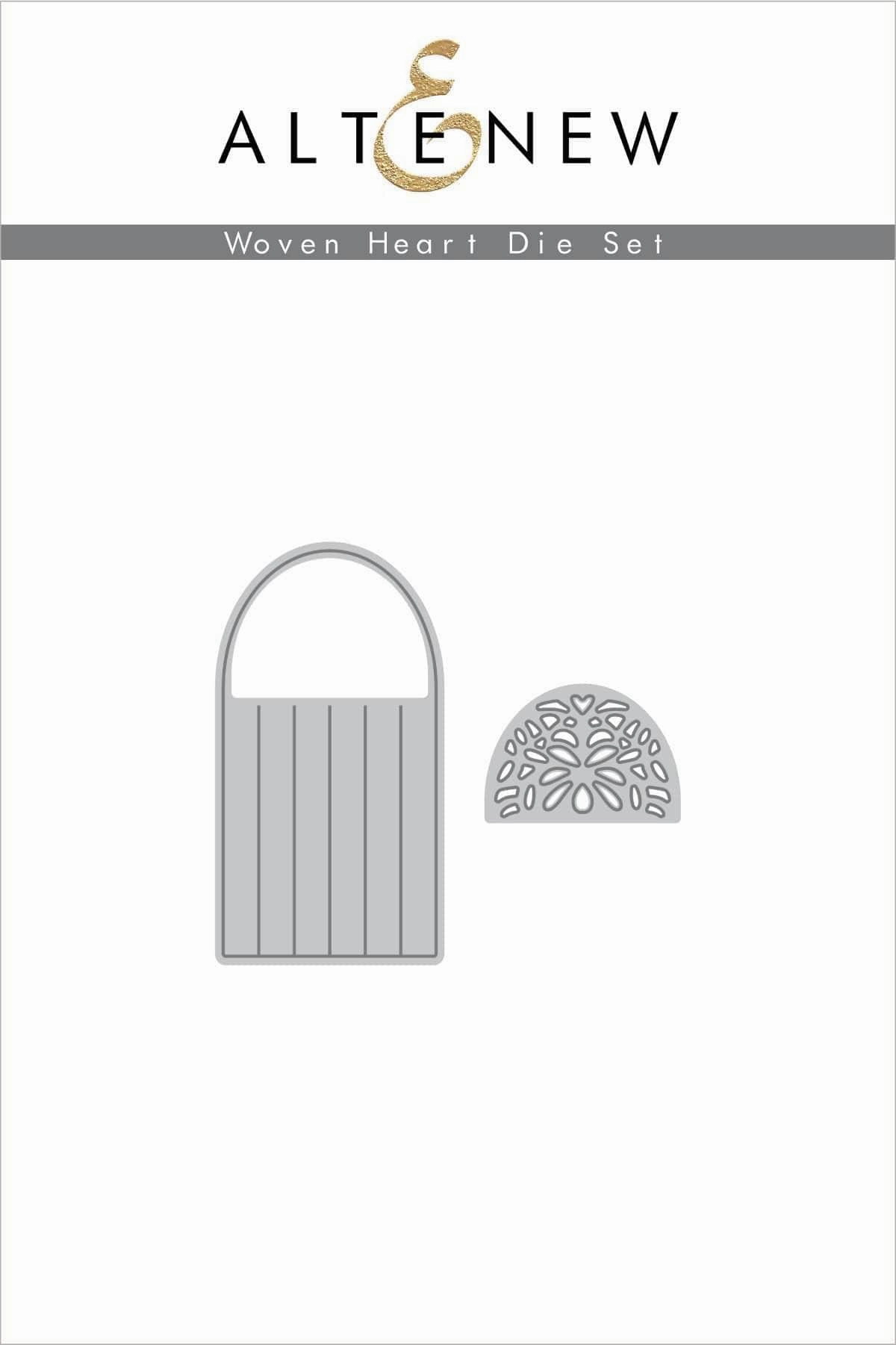 Woven Heart Die Set colorful warm