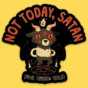 top Maybe Tomorrow Vinyl Sticker