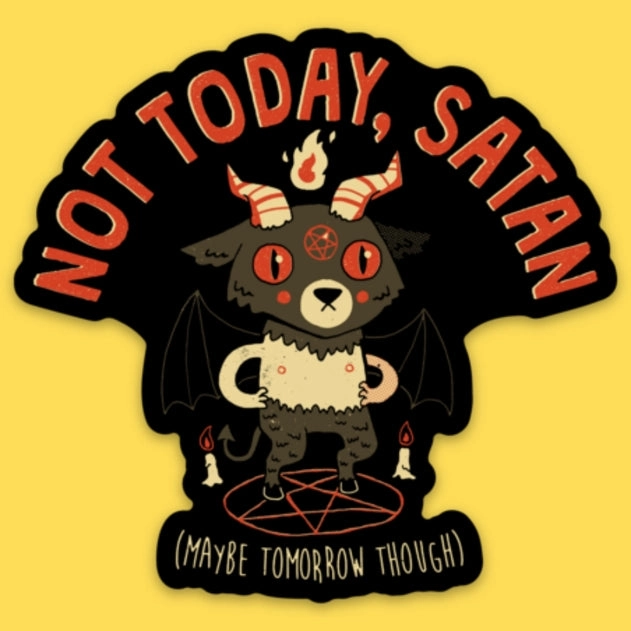 top Maybe Tomorrow Vinyl Sticker