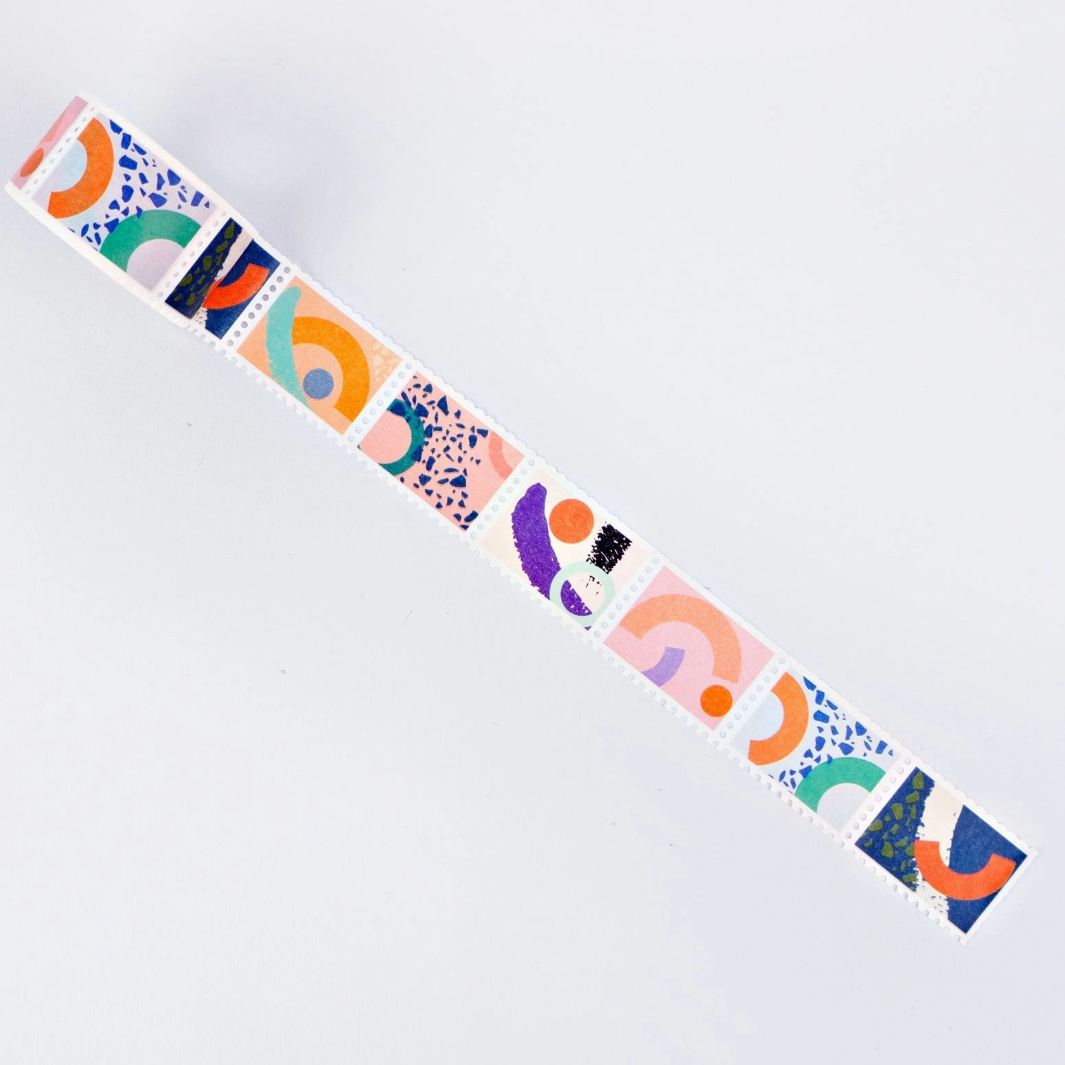 Memphis Brush Stamp Washi Tape exclusive resin