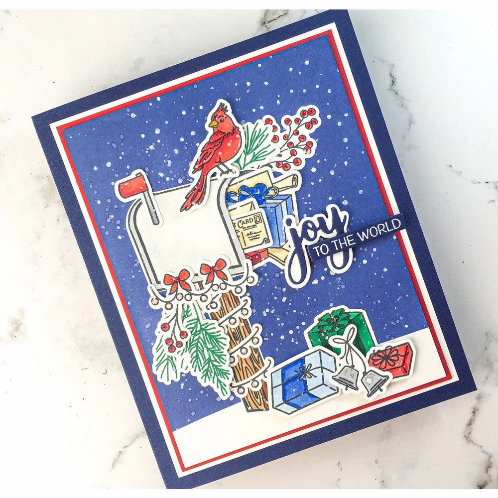 Merry Mail - 6X8 Stamp Set limited