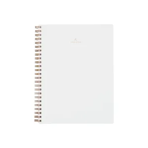 bright Appointed Notebook In Linen White (S) - Lined/Grid/Blank