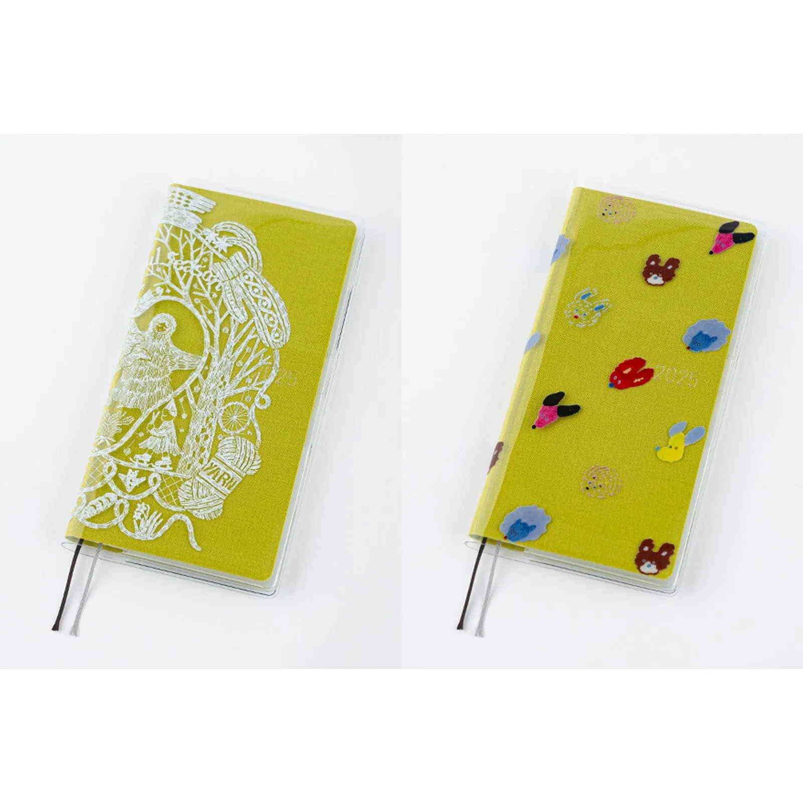 thin adjustable Hobonichi 2025 Weeks Colors Pistachio