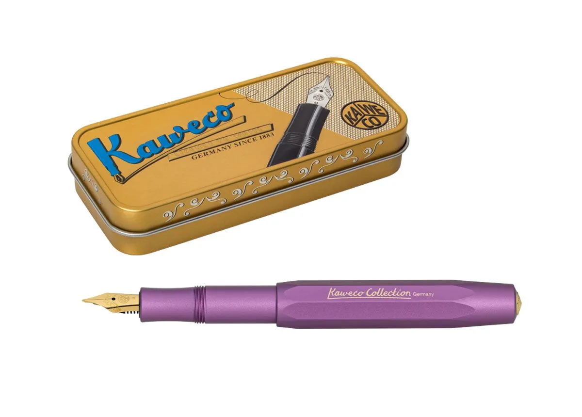 nonslip Kaweco Al Sport Vibrant Violet Fountain Pen