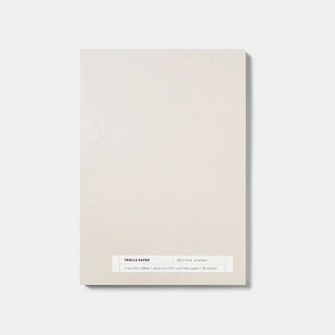 Trolls Paper Plain Note 302: Free Planner Notebook metallic leather