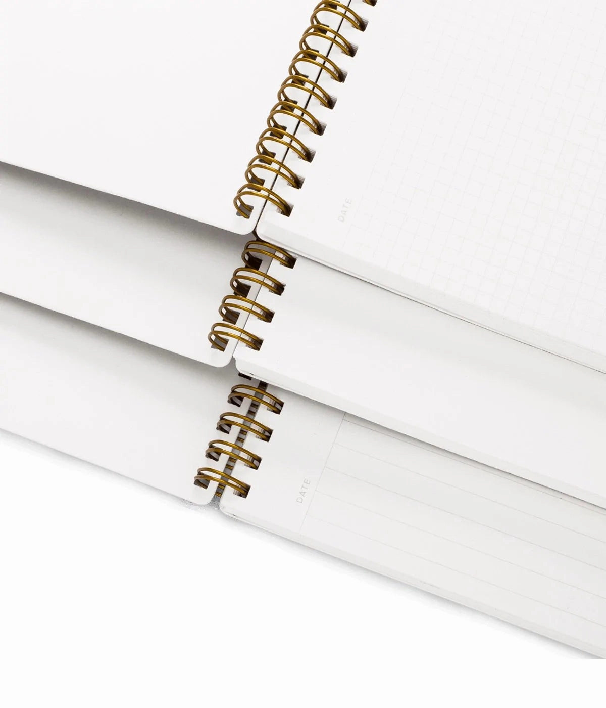 plastic Appointed Notebook In Linen White (S) - Lined/Grid/Blank