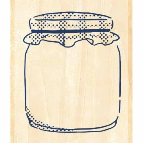 magnetic budget Beverly Companion Rubber Stamp - Mason Jar