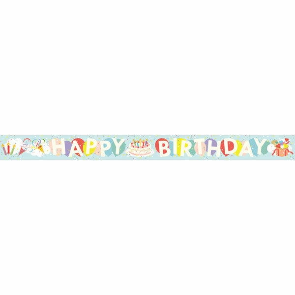 Birthday Washi Tape Amazing Life Mast antislip
