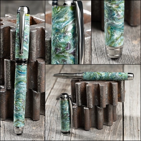 shockproof Forge & Script Mistral Rollerball Pen