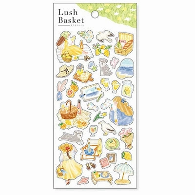 Mind Wave Lush Basket Sticker Sheet - Yellow musthave automatic