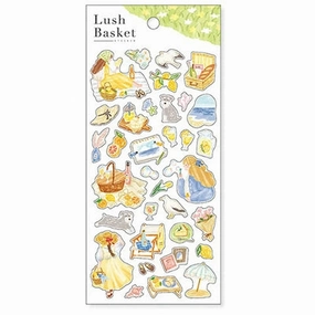 Mind Wave Lush Basket Sticker Sheet - Yellow musthave automatic