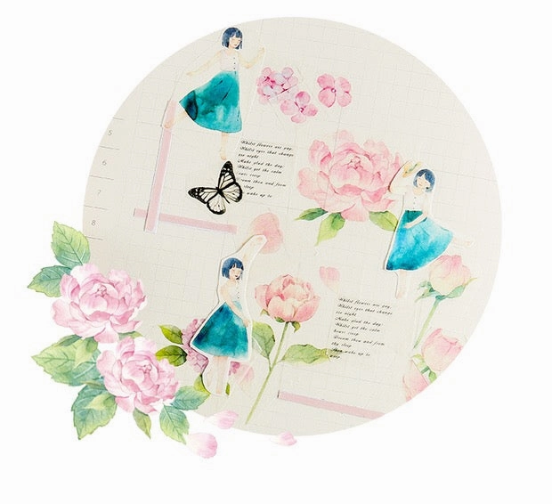 Peonies Washi Tape reliable collapsible
