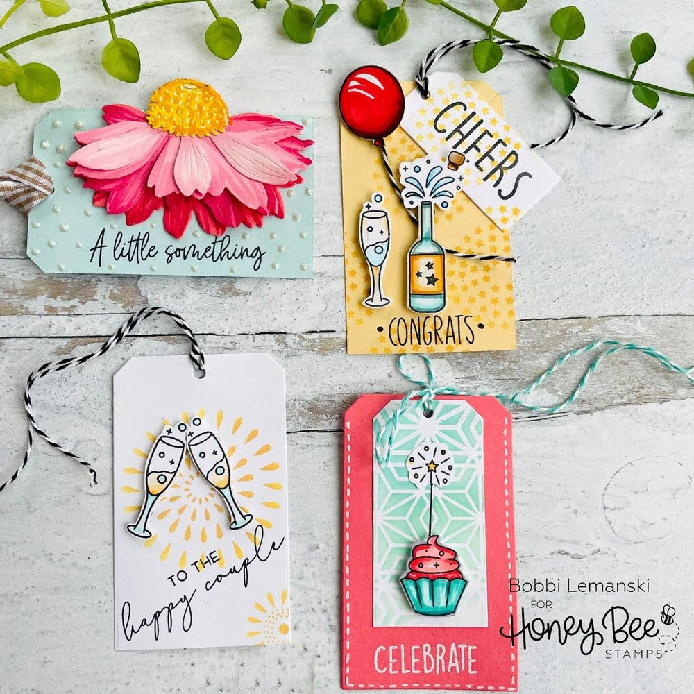 Tag, You'Re It: Celebrations - 5X6 Stamp Set fiber