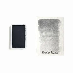 narrow retractable Kyanite Bluish (Mineral) - Artist Grade Handmade Honey Based Watercolor Paint Full Pan 3.2Ml