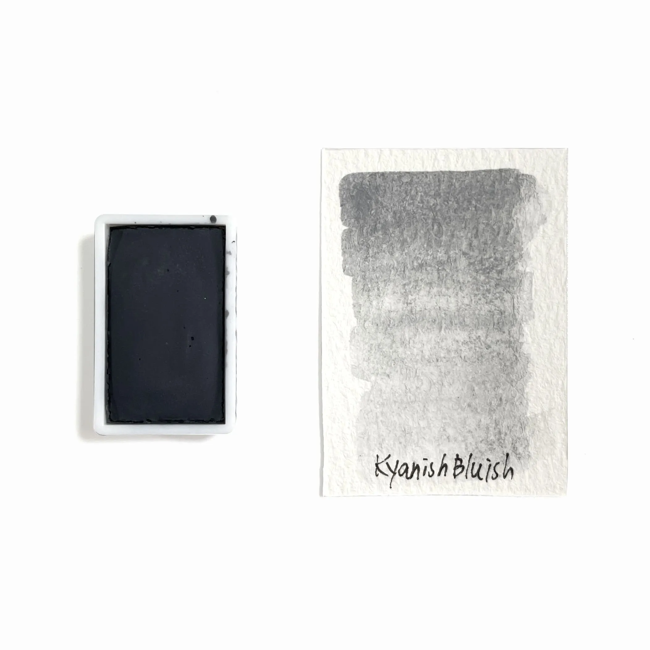 Kyanite Bluish (Mineral) - Artist Grade Handmade Honey Based Watercolor Paint Full Pan 3.2Ml muted