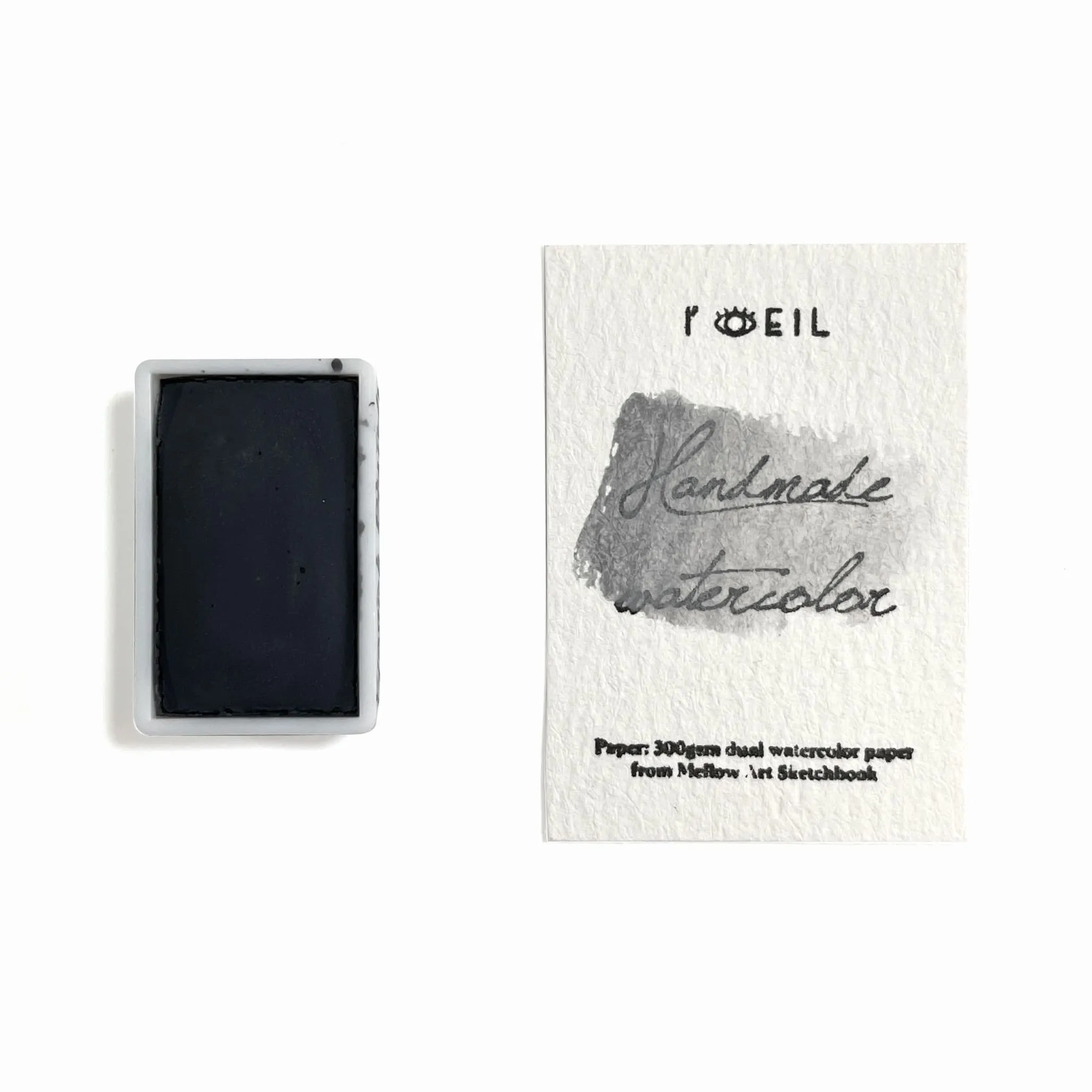 leather biodegradable Kyanite Bluish (Mineral) - Artist Grade Handmade Honey Based Watercolor Paint Full Pan 3.2Ml
