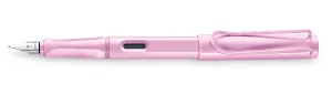 elegant Lamy Safari Deelite Light Rose Fountain Pen