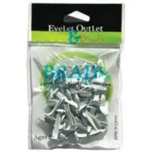 White Brads 8Mm 40 Pieces retractable bestselling