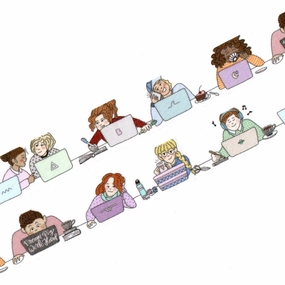 maxi Computer Date Washi Tape