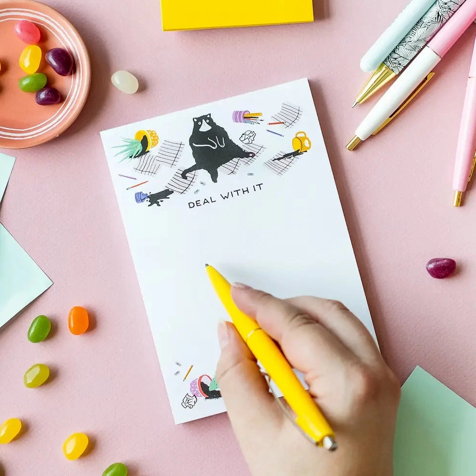 Deal With It Cat Notepad luxury
