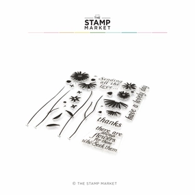 Delicate Daisy Stamp pastel