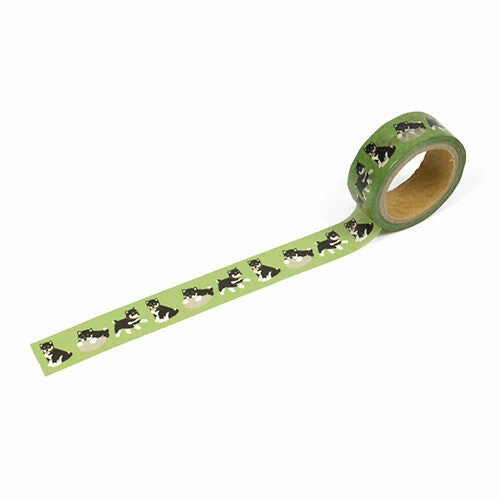 Kuroshiba Dog Washi Tape thin plastic