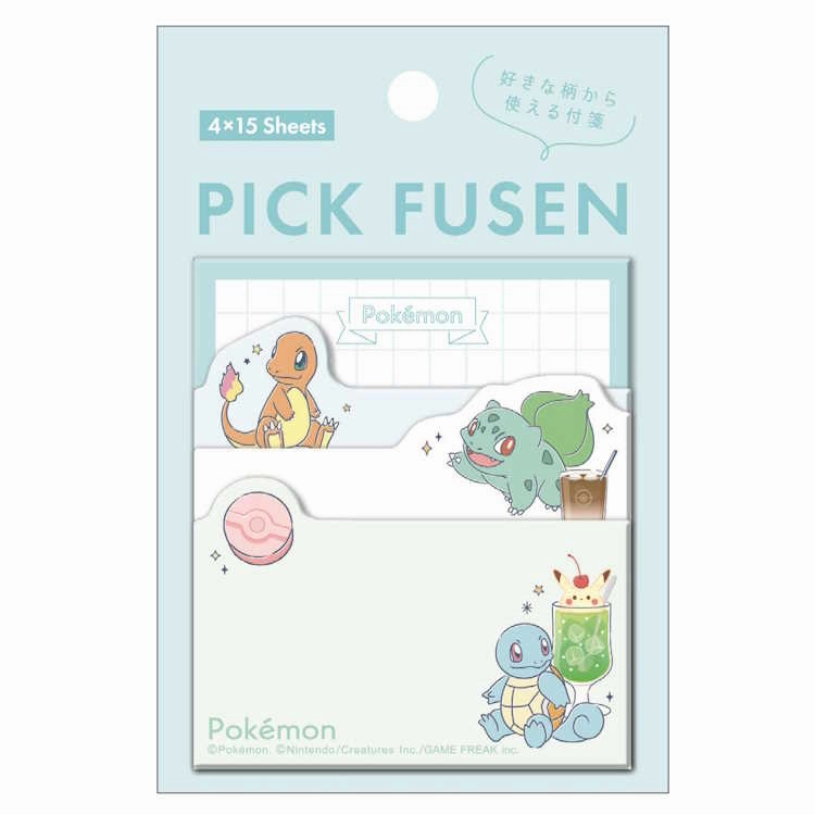 alloy Pokemon Sticky Notes - Squirtle & Friends