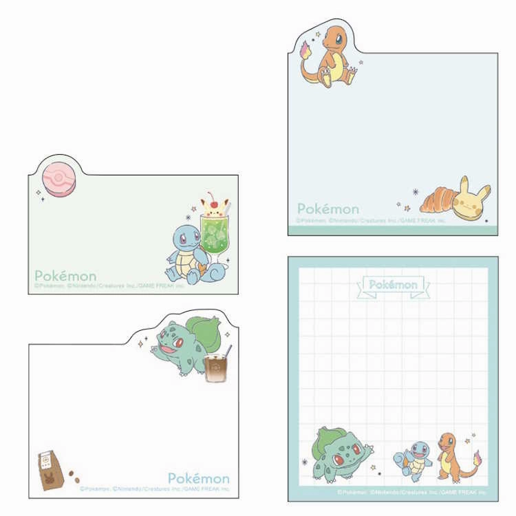 Pokemon Sticky Notes - Squirtle & Friends multipurpose matte