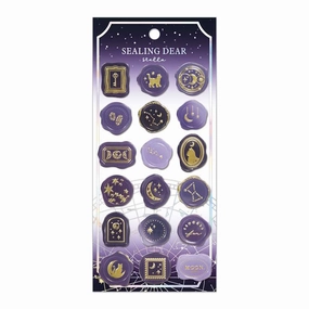Sealing Deer Seal Stella Sticker Sheet - Moonlight Purple recycled