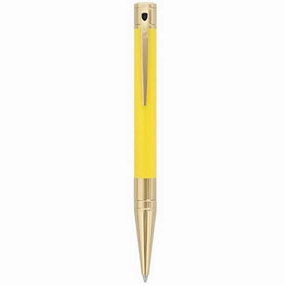 large bronze St Dupont D-Initial Pastel Vanilla Ballpoint Pen