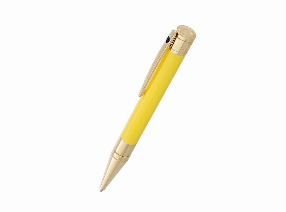 St Dupont D-Initial Pastel Vanilla Ballpoint Pen ceramic pack