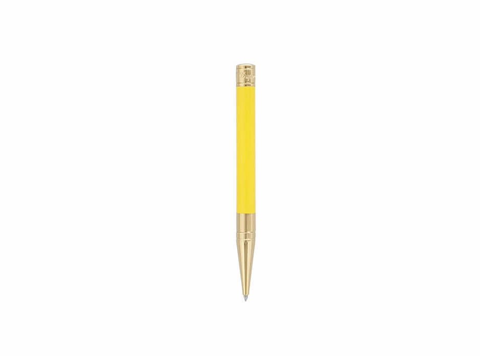 bright St Dupont D-Initial Pastel Vanilla Ballpoint Pen