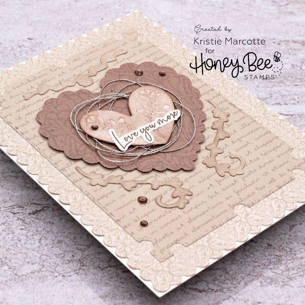 narrow Vintage Love Paper Pad 6X8.5 - 24 Double-Sided Sheets