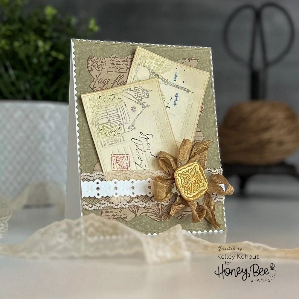 Vintage Love Paper Pad 6X8.5 - 24 Double-Sided Sheets wide single